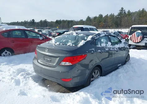 2012 Hyundai Accent Gls из США, поврежденный, VIN KMHCU4AE9CU167338